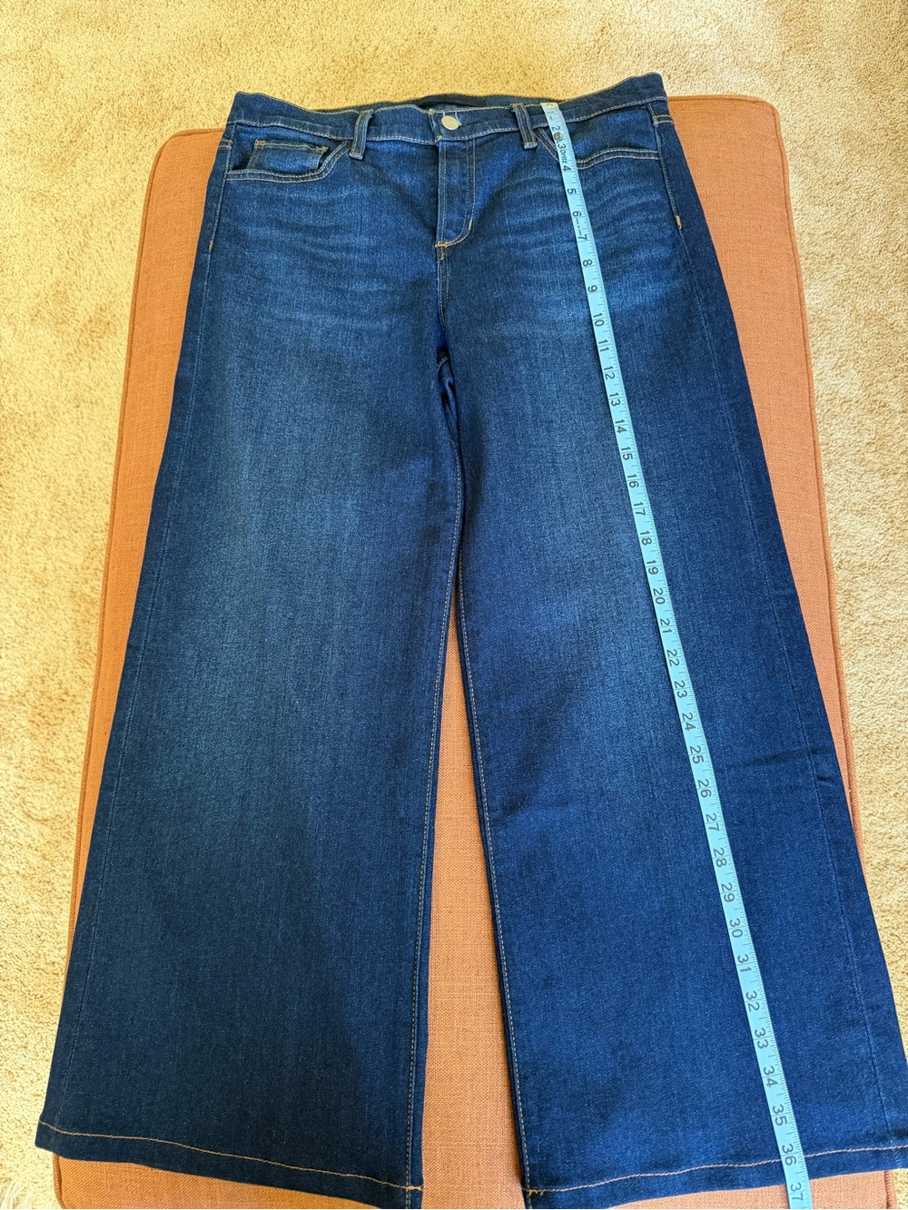 JOE’S JEANS  The Lou Lou Lowrise Wide Leg jeans in Go Get ‘Em color
